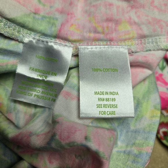 ulitzer Tiltson Dress M NWT Pear Necessities Pink Floral Cotton Vacation - Picture 9 of 11